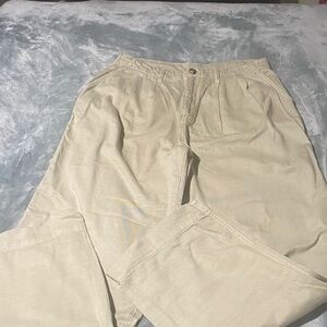 Free People Cream Chinos